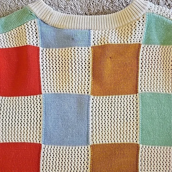 Tory Sport Checkered Pullover Sweater - Picture 10 of 11